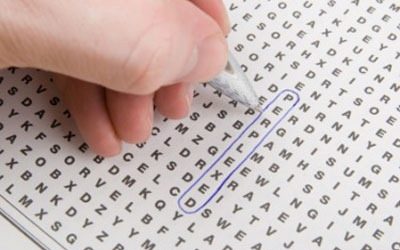 لعبة الكلمات الفوتوغرافية المتقاطعة